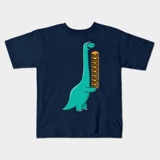 Dinosaur and Burger Kids T-Shirt